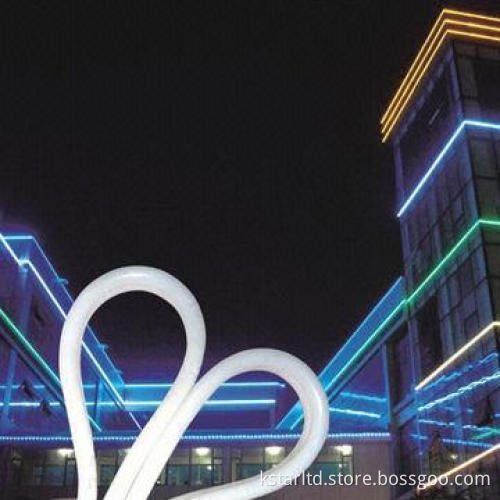 LED Neon Rope Light, 80 Red LEDs/Meter, Sized 13 x 26mm, Made of Milky PVC Material